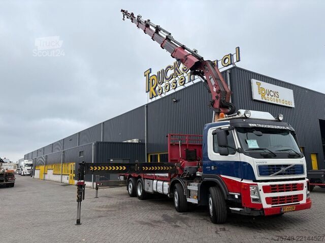 Автомобил с кран Volvo FM 400 + HIAB 800 HIPRO E-7 + 8X2 + EURO 5