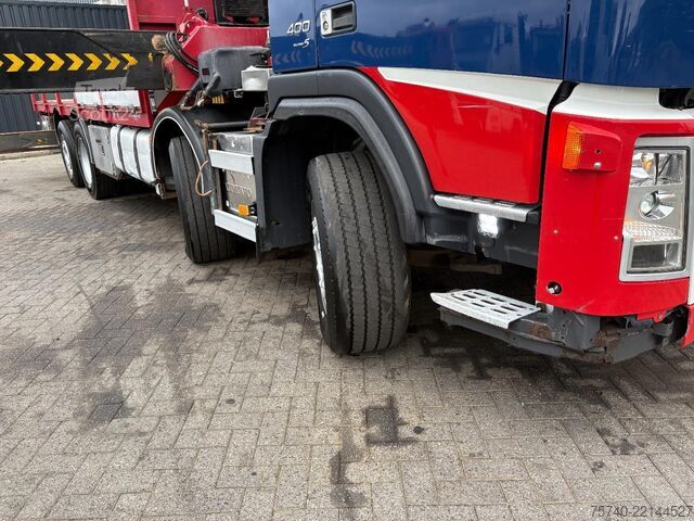 Автомобил с кран Volvo FM 400 + HIAB 800 HIPRO E-7 + 8X2 + EURO 5