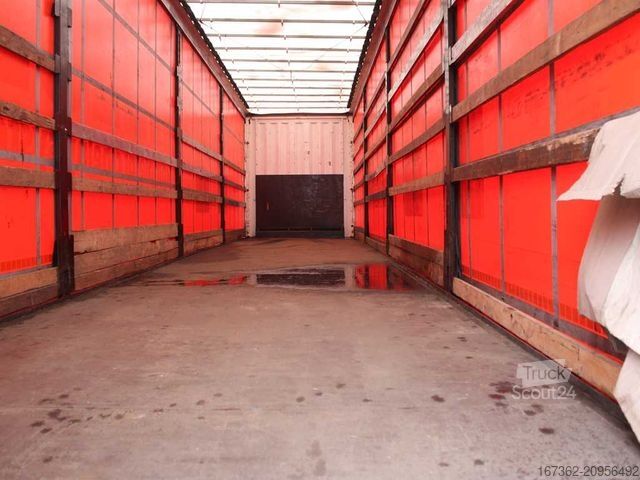 Nyitott ponyvás félpótkocsi KRONE SD, LOWDECK, MULTILOCK, LIFTING AXLE