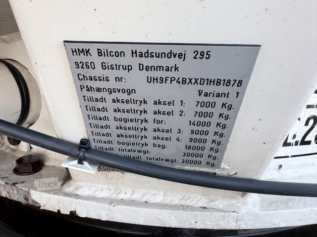 Silo-tilhenger  HMK Bilcon 30 t. 42 m3 Silo tank 6 Compartment