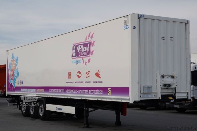 Rashladna poluprikolica KRONE KONTENER / KOFFER / 2021 ROK / OS PODNOSZONA 