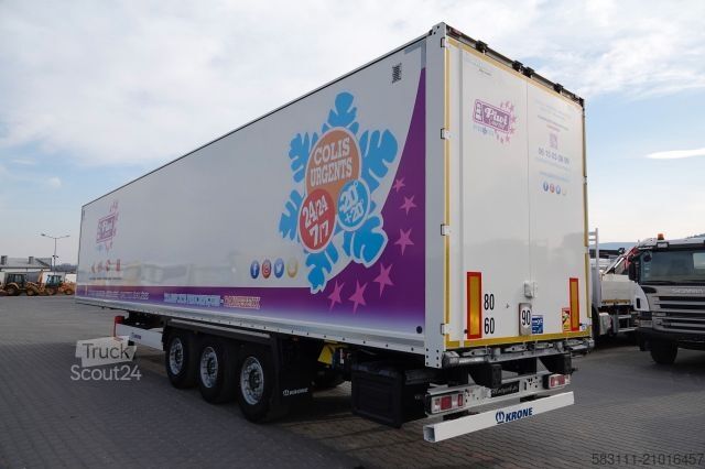 Rashladna poluprikolica KRONE KONTENER / KOFFER / 2021 ROK / OS PODNOSZONA 
