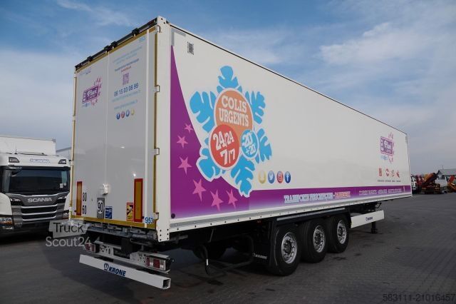 Rashladna poluprikolica KRONE KONTENER / KOFFER / 2021 ROK / OS PODNOSZONA 