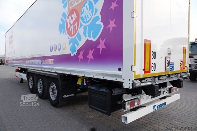Rashladna poluprikolica KRONE KONTENER / KOFFER / 2021 ROK / OS PODNOSZONA 