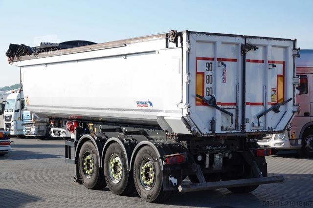 Полуприцеп-самосвал SCHMITZ CARGOBULL WYWROTKA 30 m3 / STALOWA / RYNNA WANNA HP / O? P