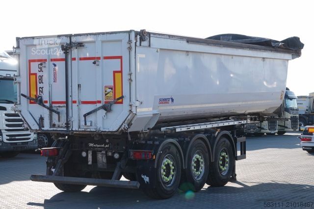 Полуприцеп-самосвал SCHMITZ CARGOBULL WYWROTKA 30 m3 / STALOWA / RYNNA WANNA HP / O? P