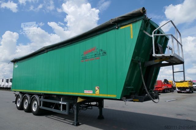 Semi-remorque benne KEMPF WYWROTKA 60m3 / 2018 ROK / KLAPO DRZWI / O? PODN