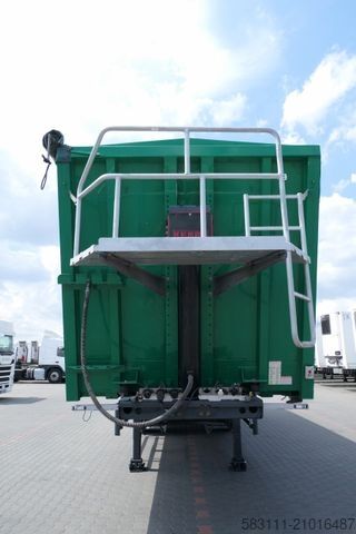 Semi-remorque benne KEMPF WYWROTKA 60m3 / 2018 ROK / KLAPO DRZWI / O? PODN