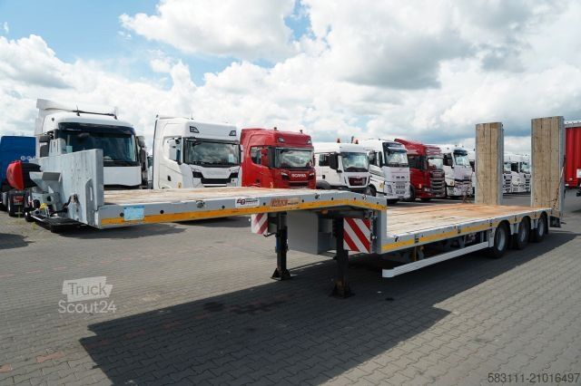 Низкорамный полуприцеп MAX TRAILLER  NACZEPA LAWETA / NISKOPODWOZIOWA / 12,