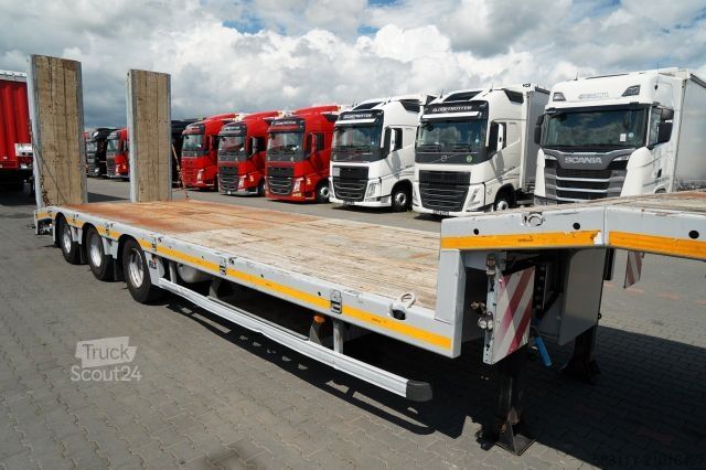 Низкорамный полуприцеп MAX TRAILLER  NACZEPA LAWETA / NISKOPODWOZIOWA / 12,