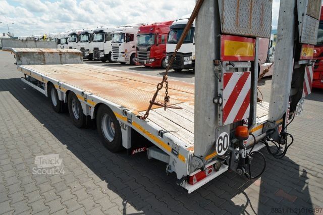 Низкорамный полуприцеп MAX TRAILLER  NACZEPA LAWETA / NISKOPODWOZIOWA / 12,