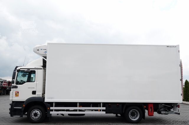 Jumbo vrachtwagen MAN MAN TGM 12.290 / 4x2 / CH?ODNIA 6,5 M / AGREGAT