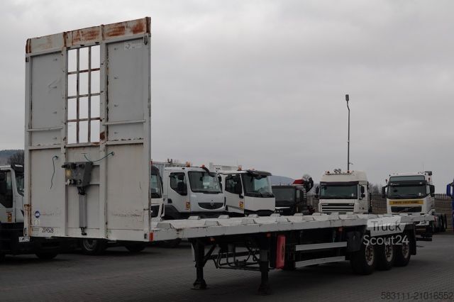 Remorque semi-plateforme de travail SAMRO NACZEPA PLATFORMA / MOCNA POD?OGA / OSIE SAF