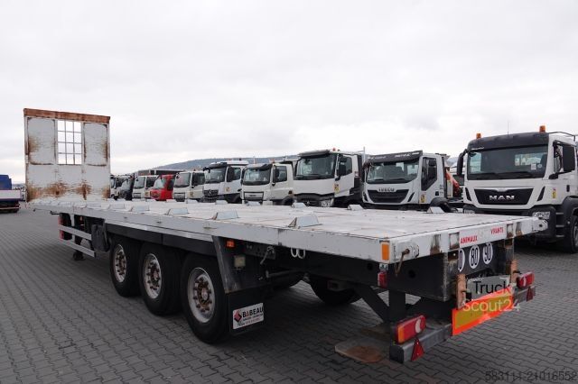 Remorque semi-plateforme de travail SAMRO NACZEPA PLATFORMA / MOCNA POD?OGA / OSIE SAF