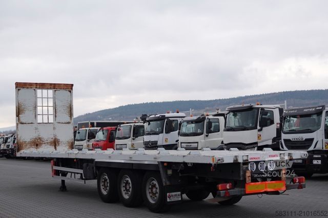 Remorque semi-plateforme de travail SAMRO NACZEPA PLATFORMA / MOCNA POD?OGA / OSIE SAF