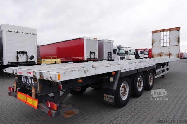 Remorque semi-plateforme de travail SAMRO NACZEPA PLATFORMA / MOCNA POD?OGA / OSIE SAF