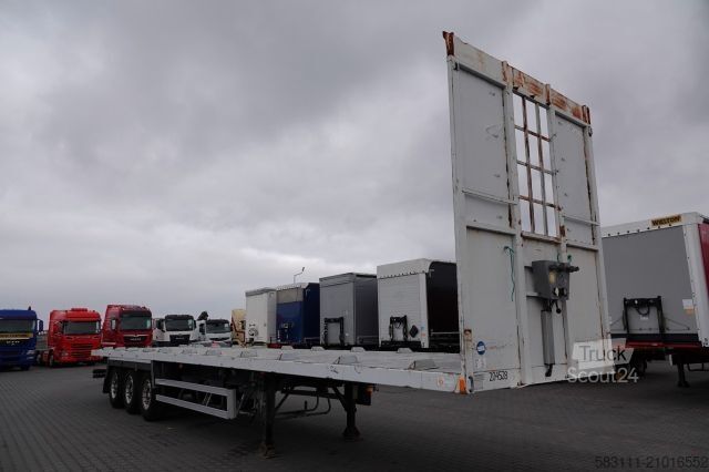 Remorque semi-plateforme de travail SAMRO NACZEPA PLATFORMA / MOCNA POD?OGA / OSIE SAF