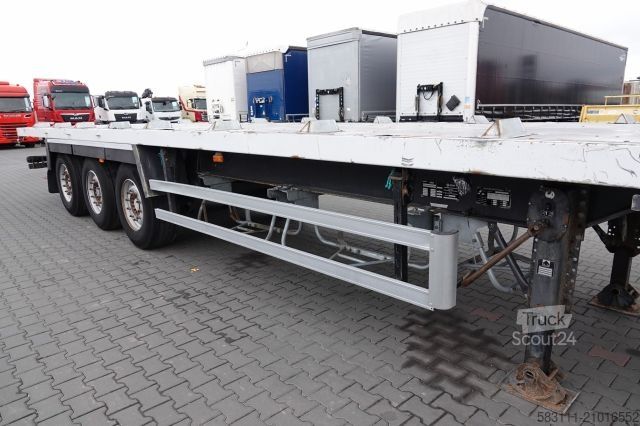 Remorque semi-plateforme de travail SAMRO NACZEPA PLATFORMA / MOCNA POD?OGA / OSIE SAF