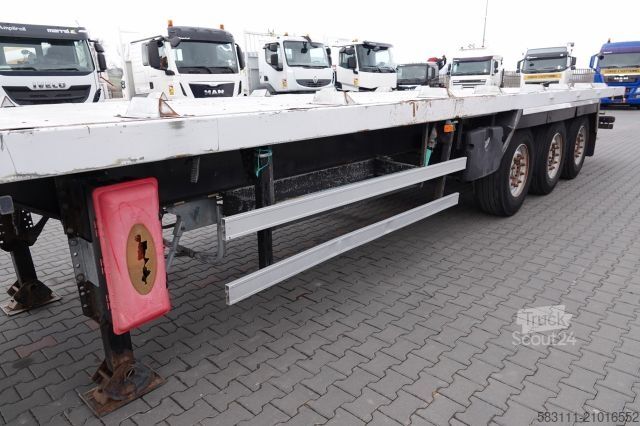 Remorque semi-plateforme de travail SAMRO NACZEPA PLATFORMA / MOCNA POD?OGA / OSIE SAF