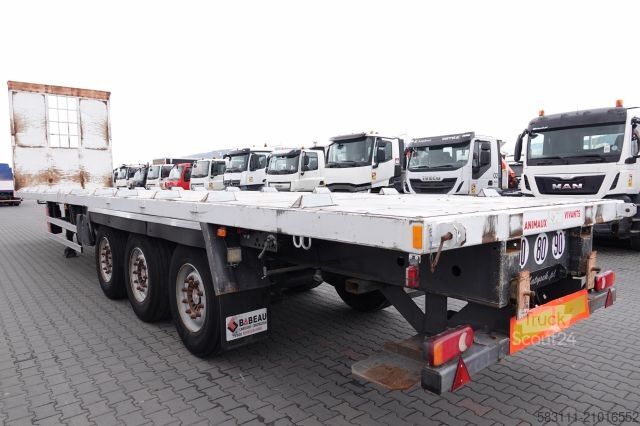 Remorque semi-plateforme de travail SAMRO NACZEPA PLATFORMA / MOCNA POD?OGA / OSIE SAF