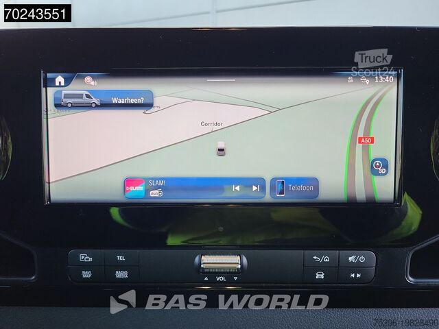 Aktiv filhållningsassistans. Assistans för döda vinkeln. Uppmärksamhetsassistent. Wi-Fi. Mercedes Sprinter 319 CDI Automaat 4x4 ACC Navi Camera L...