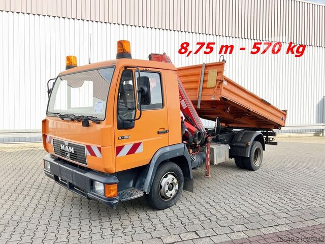 Grue à tour MAN 8.163 4x2 BB 8.163 4x2 BB mit Kran Fassi F60A.23