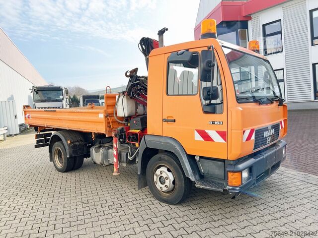 Grue à tour MAN 8.163 4x2 BB 8.163 4x2 BB mit Kran Fassi F60A.23
