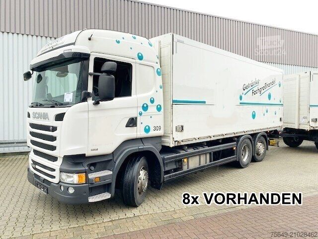 Camion caisson Scania R450 LB 6x2-4 R450 LB 6x2-4 Getränkekoffer, Retarder, Lift-/Lenkachse, Stapleraufnahme