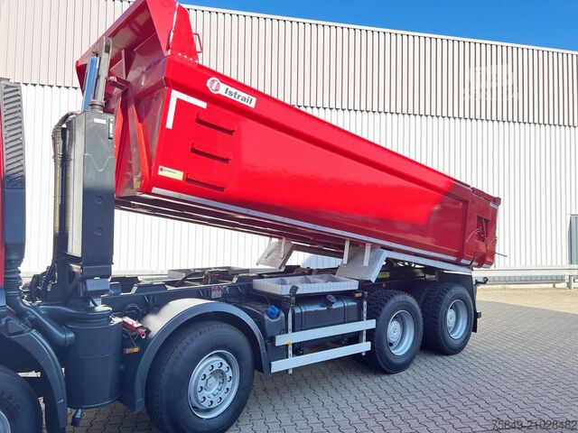 Camion à usage spécial Iveco-Magirus Trakker AD410T50 8x4 Trakker AD410T50 8x4, Stahlmulde ca. 16m³, hydr. Heckklappe