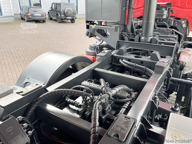 Camion à usage spécial Iveco-Magirus Trakker AD410T50 8x4 Trakker AD410T50 8x4, Stahlmulde ca. 16m³, hydr. Heckklappe