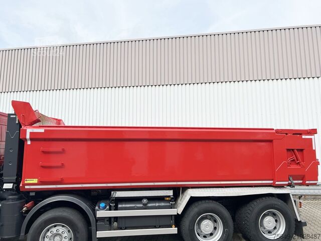 Camion à usage spécial Iveco-Magirus Trakker AD410T50 8x4 Trakker AD410T50 8x4, Stahlmulde ca. 16m³, hydr. Heckklappe