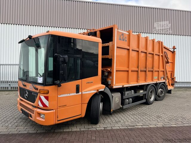 Camion à ordures Mercedes-Benz Econic 2629 LL 6x2/4 NLA Econic 2629 LL 6x2/4 NLA, EEV, Lenkachse, Haller X2C, Zöller-Schüttung