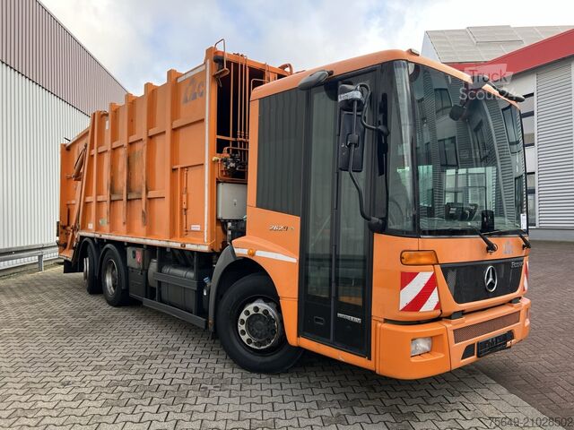 Camion à ordures Mercedes-Benz Econic 2629 LL 6x2/4 NLA Econic 2629 LL 6x2/4 NLA, EEV, Lenkachse, Haller X2C, Zöller-Schüttung