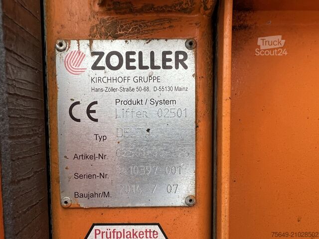 Camion à ordures Mercedes-Benz Econic 2629 LL 6x2/4 NLA Econic 2629 LL 6x2/4 NLA, EEV, Lenkachse, Haller X2C, Zöller-Schüttung