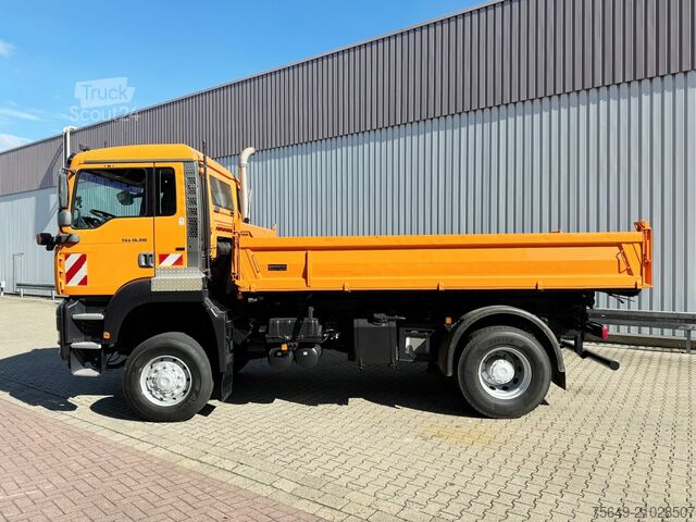 Camion-benne tricar MAN TGA 18.310 4x4 BL TGA 18.310 4x4 BL, Winterdienstausstattung