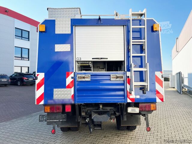 Бортовой грузовик Iveco-Magirus 120-23 AW 4x4 Doka 120-23 AW 4x4 Doka, V8-Motor, Gerätewagen, Seilwinde