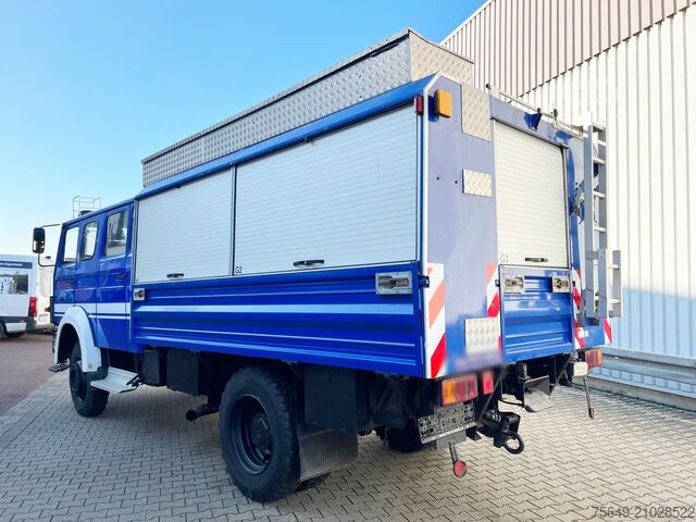Бортовой грузовик Iveco-Magirus 120-23 AW 4x4 Doka 120-23 AW 4x4 Doka, V8-Motor, Gerätewagen, Seilwinde