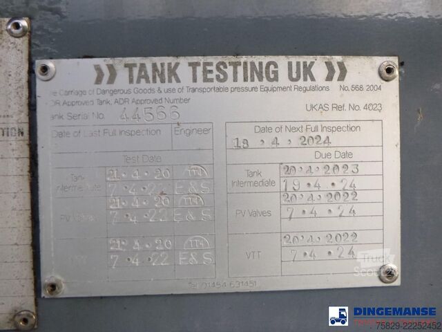 Tank L.A.G. Fuel tank alu 44.4 m3 / 6 comp + pump