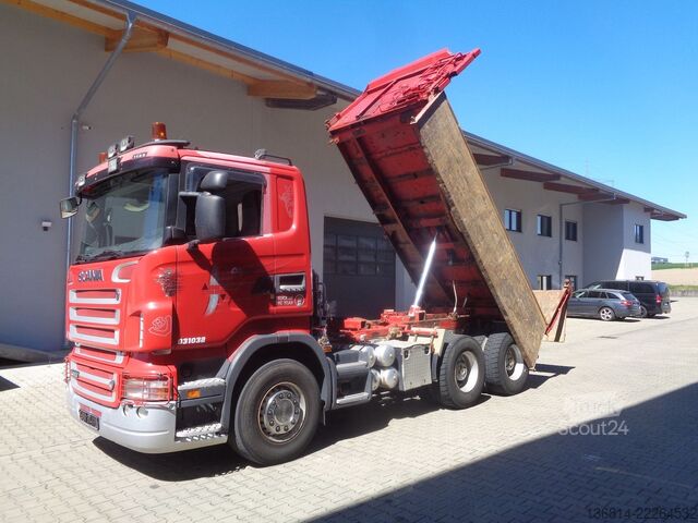 Camión volquete SCANIA R580 6x4 BB Bordmatik WE-System Retarder AHK
