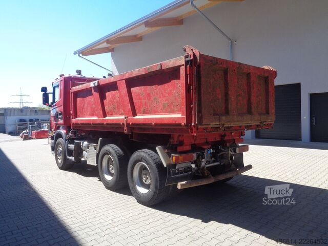 Camión volquete SCANIA R580 6x4 BB Bordmatik WE-System Retarder AHK