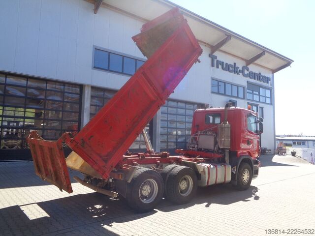 Camión volquete SCANIA R580 6x4 BB Bordmatik WE-System Retarder AHK