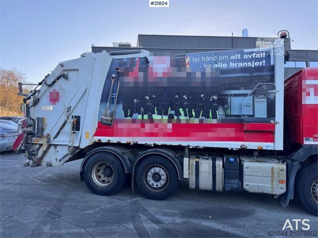 Fordon för avfallshantering Volvo FM460 6x2 compactor truck with Joab 1 chamber