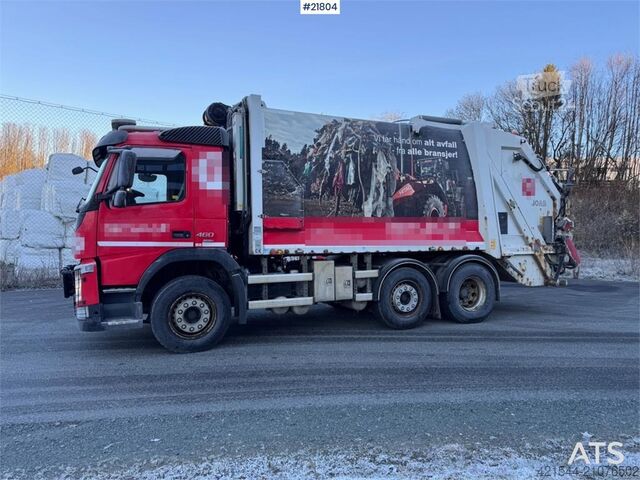 Fordon för avfallshantering Volvo FM460 6x2 compactor truck with Joab 1 chamber