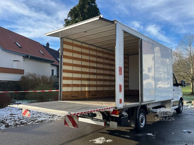 Fourgon tôlé VOLKSWAGEN CRAFTER KOFFER LBW+PORTALTÜR KAMERA KLIMA NAVI