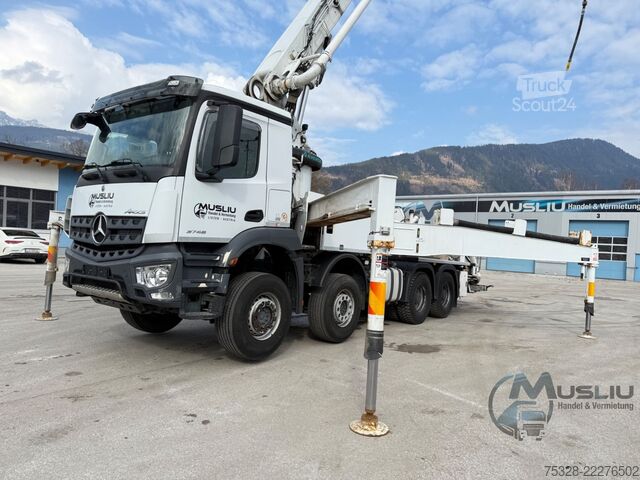 Autobetoniera cu pompă MERCEDES-BENZ LKW Betonpumpe Arocs 3746 8X4 Everdigm ECP38CX