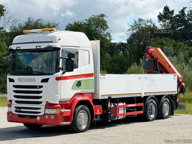 Teherautóra szerelt daru SCANIA R 450 * PK 34002-SH B + FUNK * TOPZUSTAND