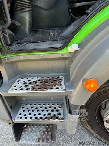 Krautuvas sumontuotas ant sunkvežimio MERCEDES-BENZ Axor 1833L PRITSCHE KRAN PK 12002 EH SEHR GEPFLE