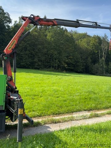 Krautuvas sumontuotas ant sunkvežimio MERCEDES-BENZ Axor 1833L PRITSCHE KRAN PK 12002 EH SEHR GEPFLE