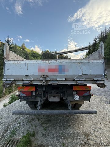 Camión volquete trilateral MAN 33.440 TGS6X4 BLATT BLATT EFFER KRAN TOP ZUSTAND