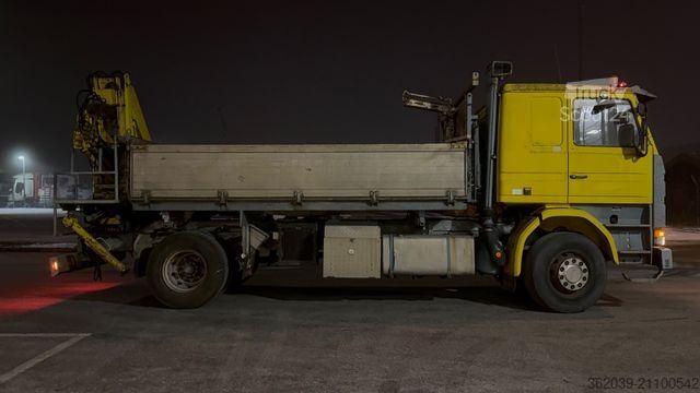 Kiepwagen SCANIA R 112 M 2 SEITENKIPPER KRAN